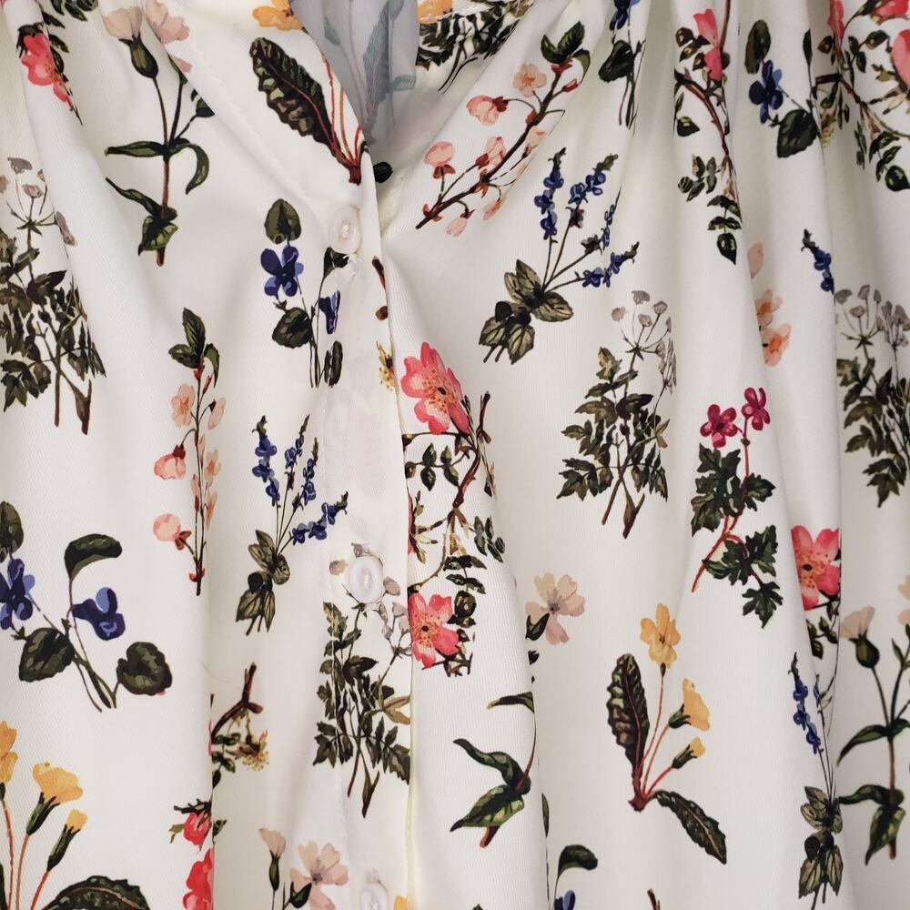 Smith & Quinn Floral Mini Dress XS Wedding Guest Cottagecore Spring - Picture 4 of 5
